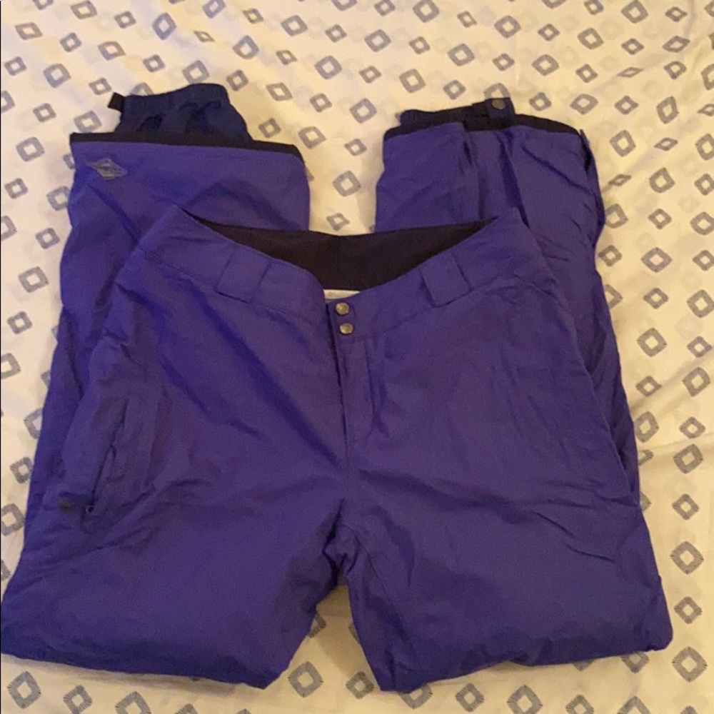 Purple Columbia snow pants